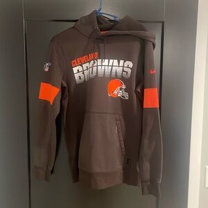 Cleveland Browns Nike Dri Fit Browns hoodie size Small